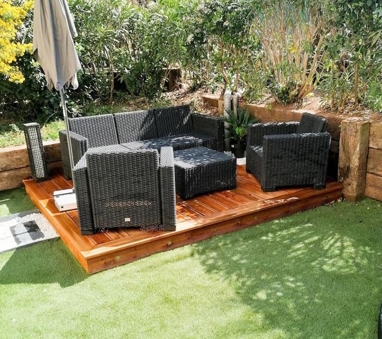 Appartement Frejus Avec Jardin, Piscine, Plage, Tennis 외부 사진